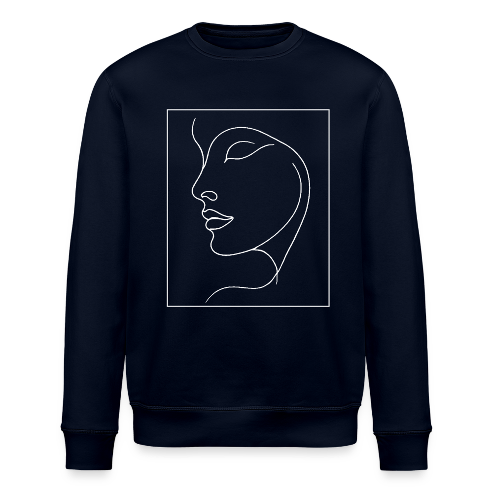 Minimalistic Organic Sweatshirt - navy