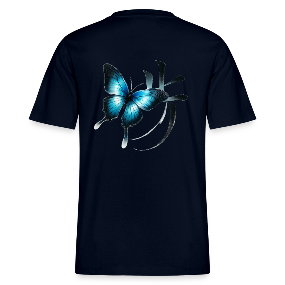 Butterfly Freedom Organic T-Shirt - french navy