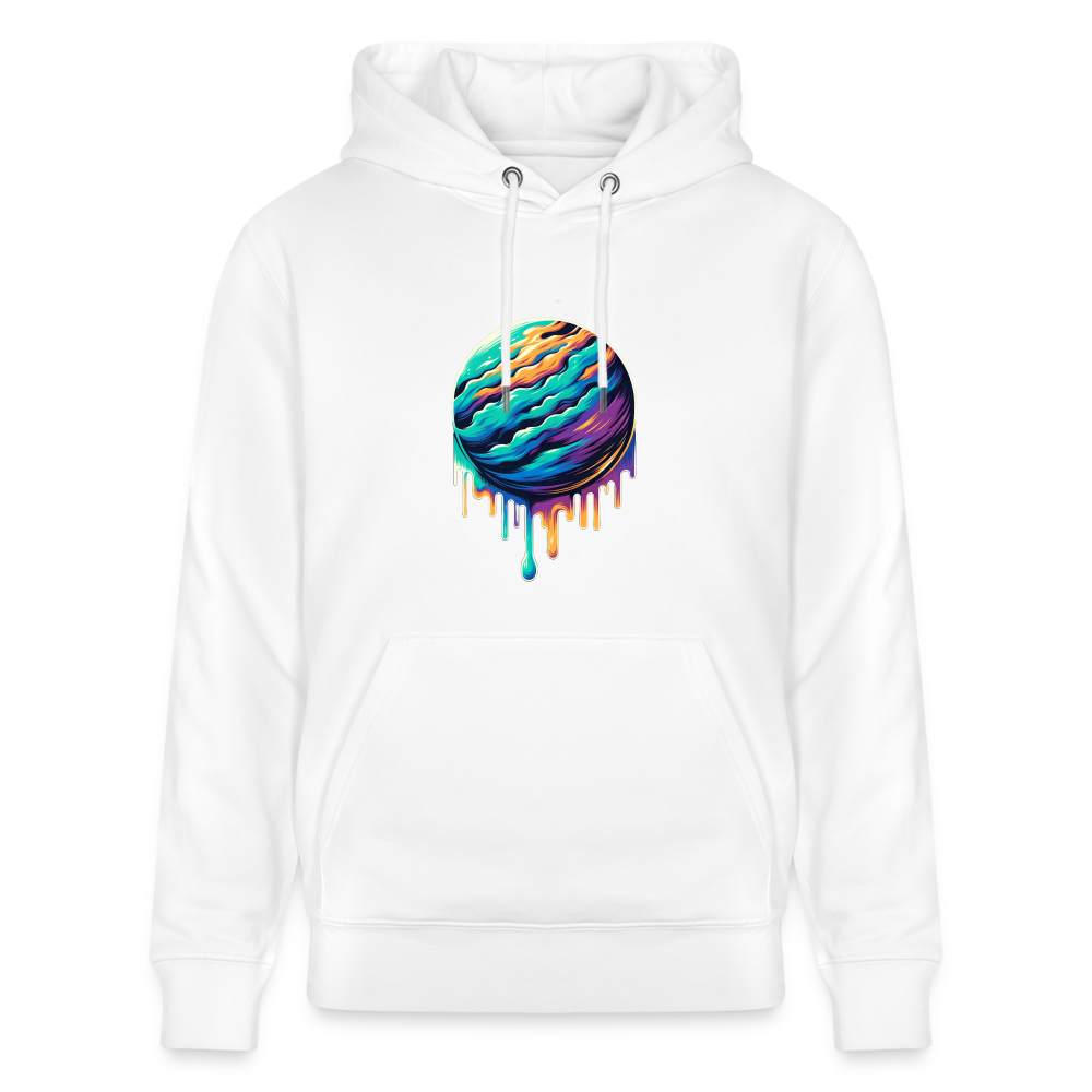 Organic Planet Hoodie - white