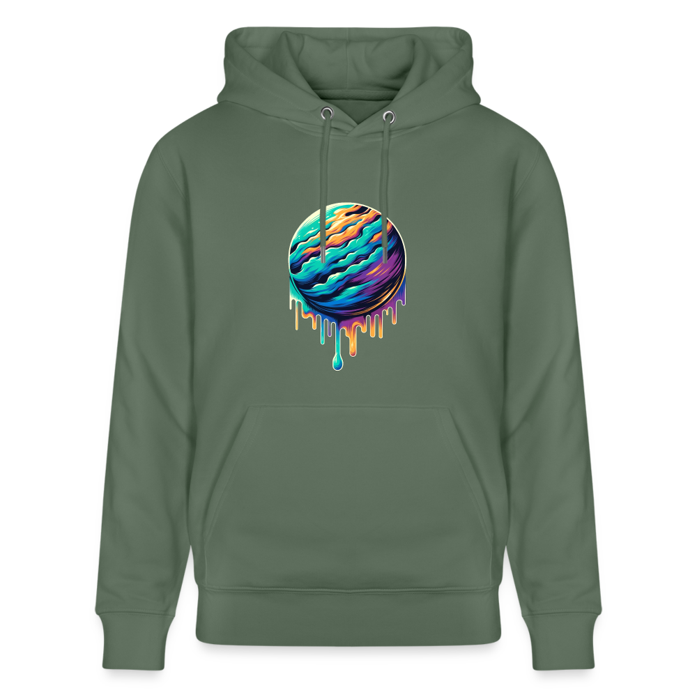 Organic Planet Hoodie - cypress green