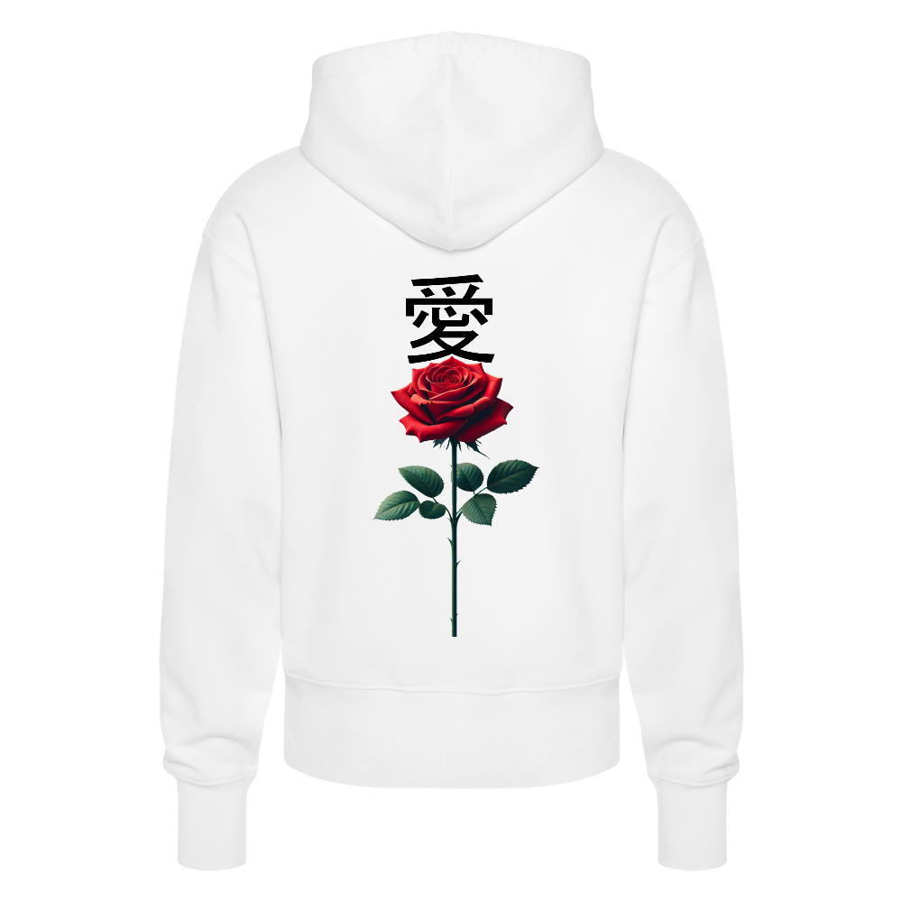 Love 愛 Organic Hoodie - white