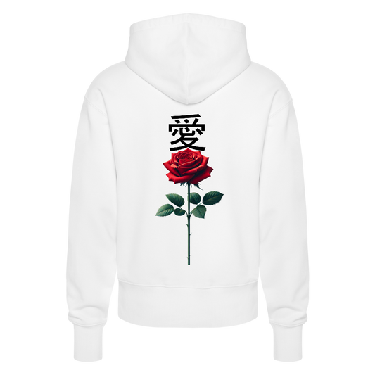 Love 愛 Organic Hoodie - white