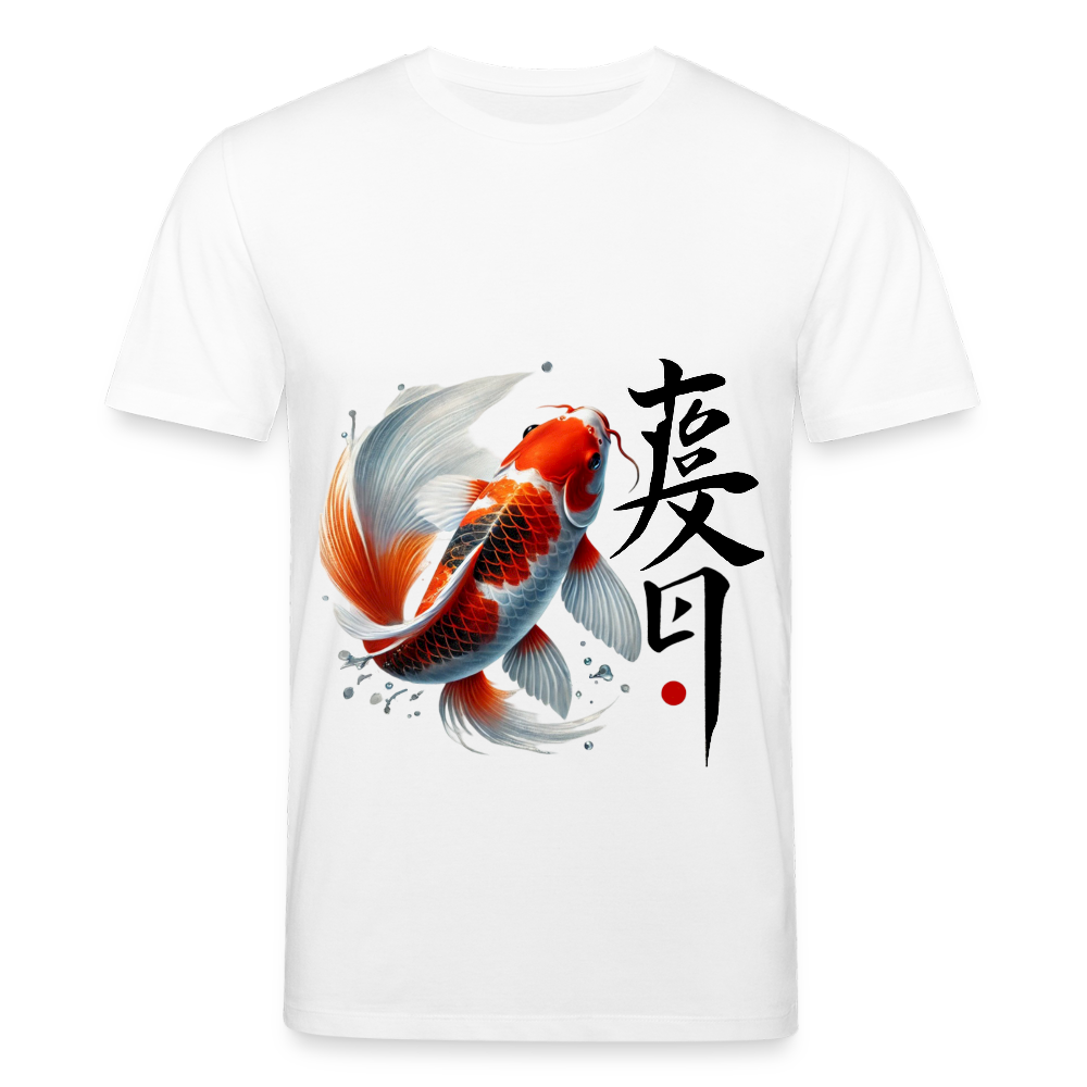 Koi Fish Unisex T-Shirt - white