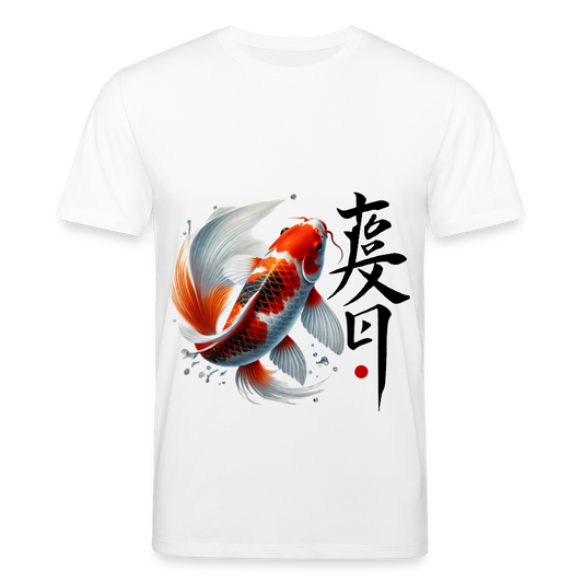 Koi Fish Unisex T-Shirt - white