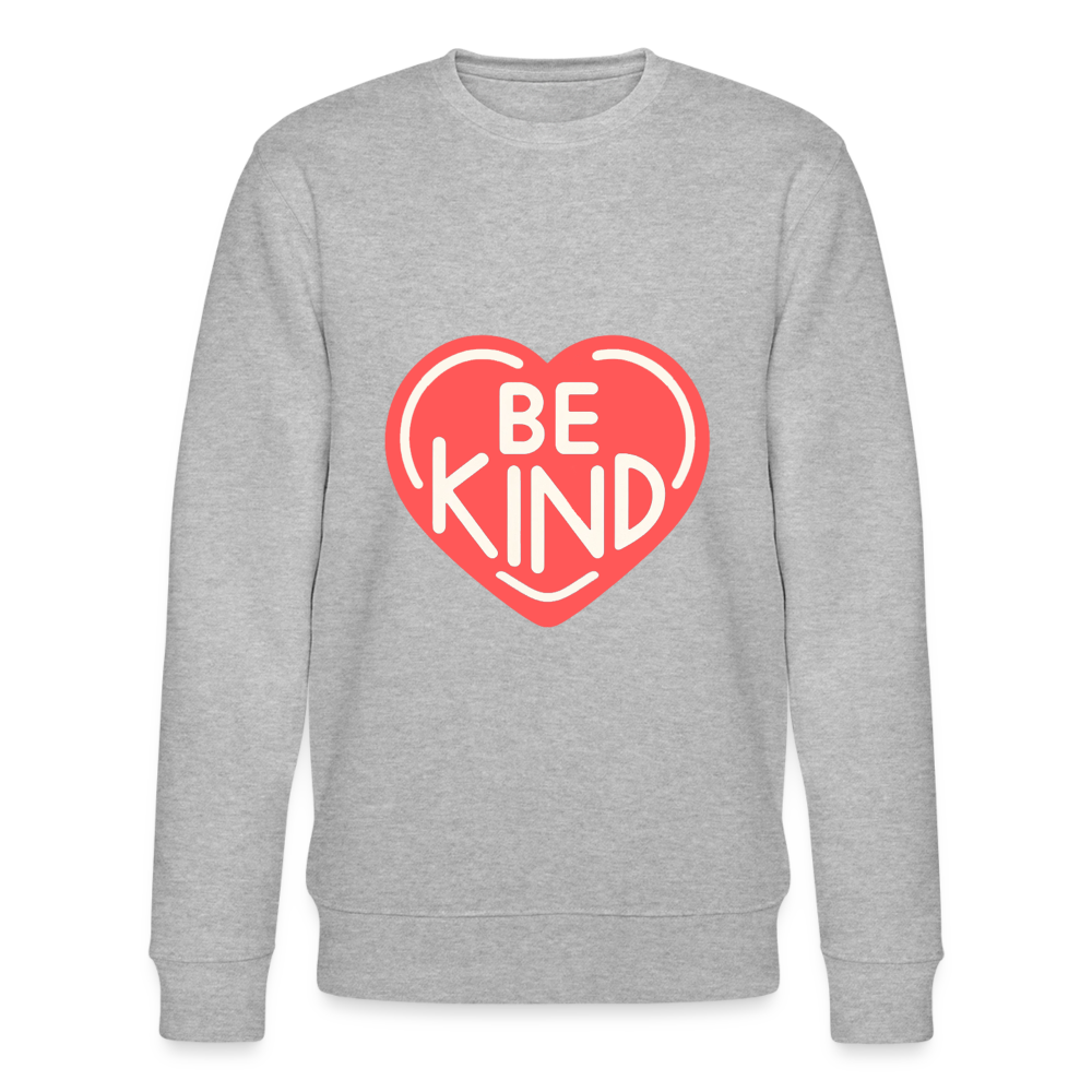 Be Kind Organic Sweatshirt - heather grey