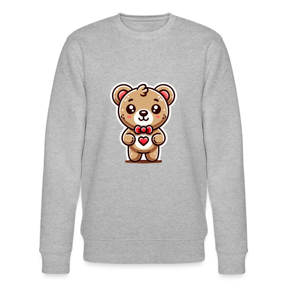 Teddy Bear Organic Sweatshirt - heather grey