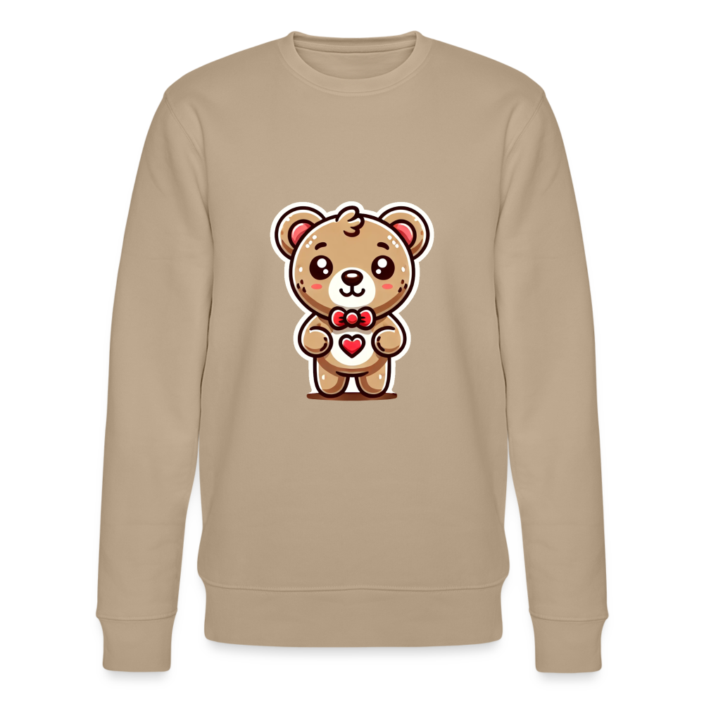 Teddy Bear Organic Sweatshirt - beige