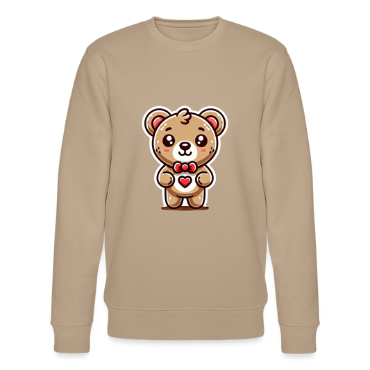 Teddy Bear Organic Sweatshirt - beige