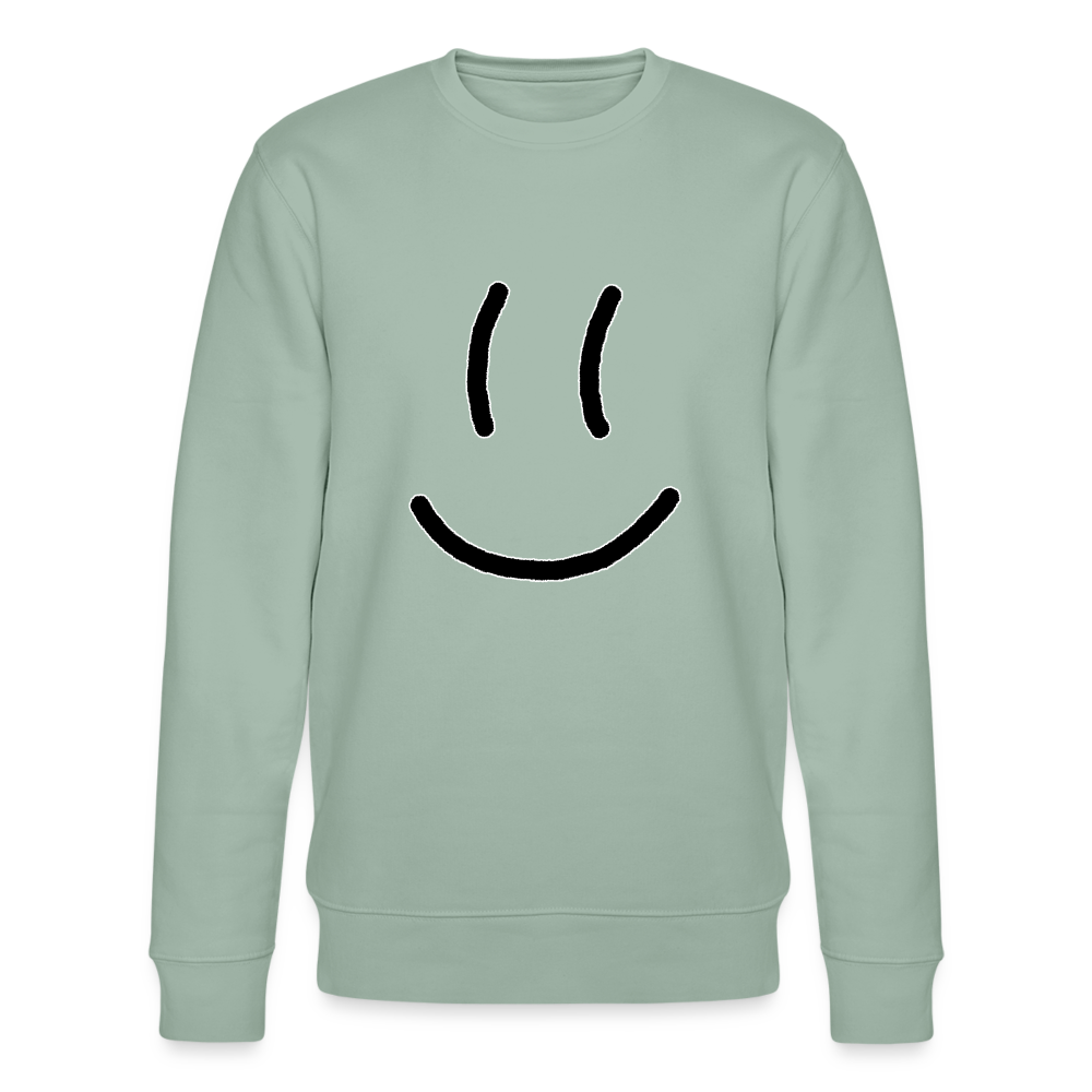 Smiley Organic Sweatshirt - aloe