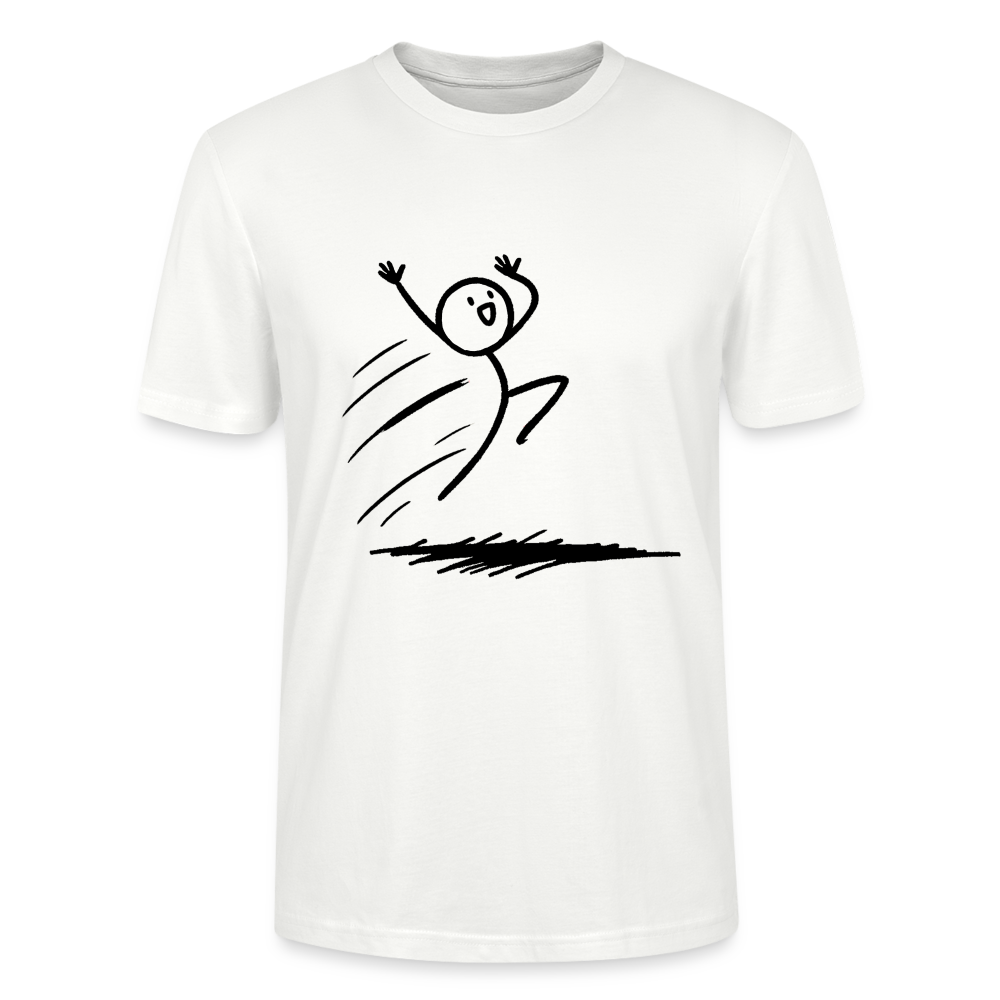 Stick Man Joy T-Shirt - white