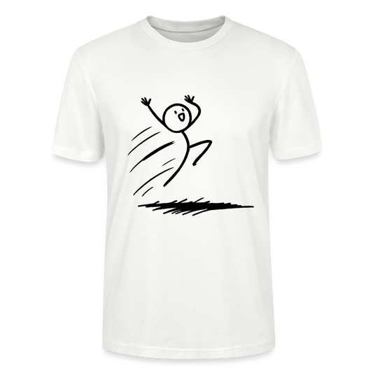 Stick Man Joy T-Shirt - white