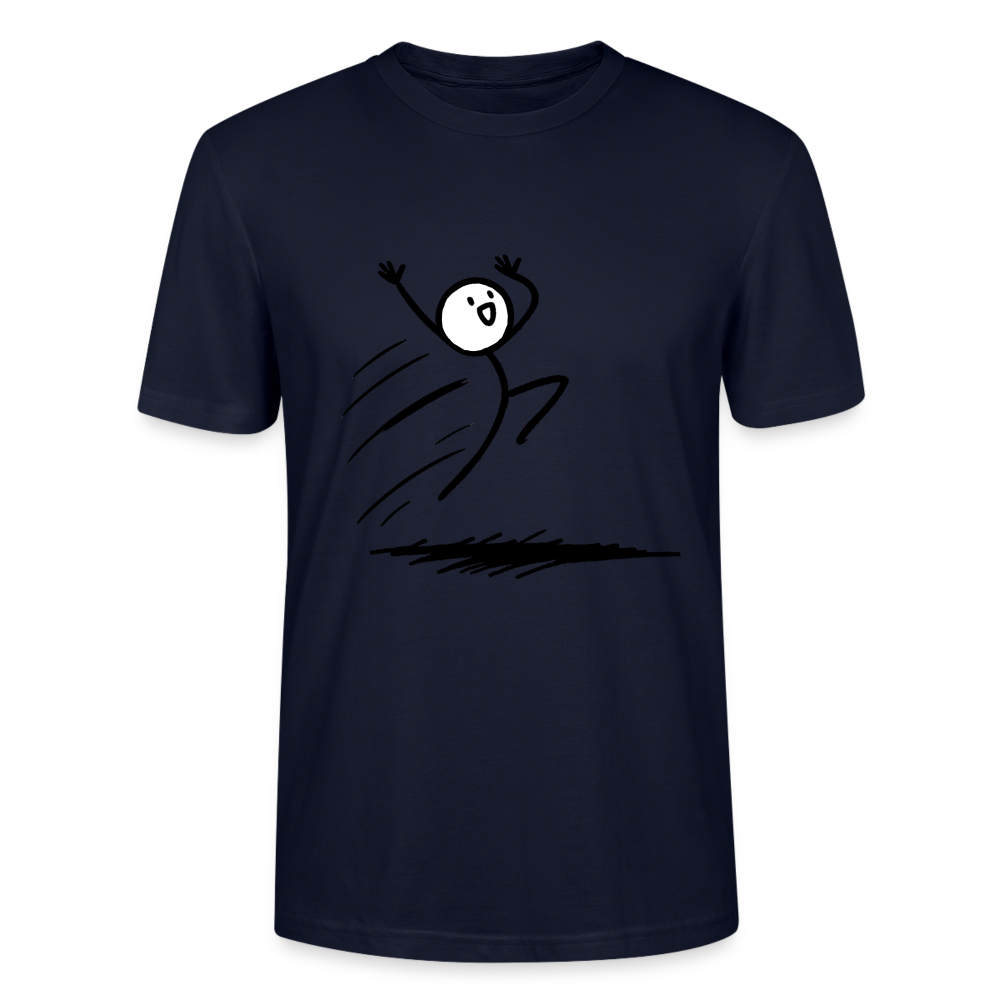 Stick Man Joy T-Shirt - navy