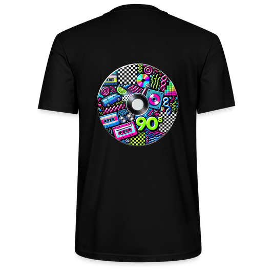 90's Disc Art T-Shirt - black